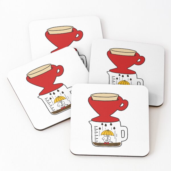 Item preview, a Cat in the coffee rain designed and sold by superbaechoo.