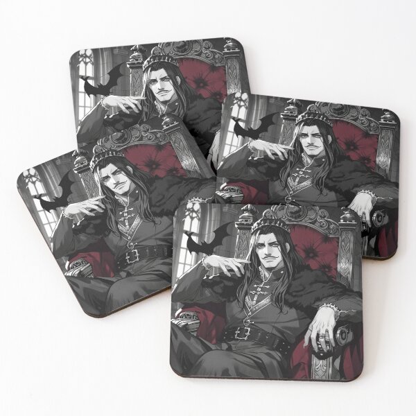 Item preview,  Vlad the Impaler Anime Manga style illustration designed and sold by Vintage Designs +.