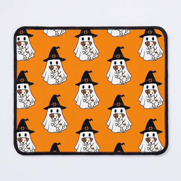Item preview, Jack Russell Dog Halloween Ghost Witch Hat Mom Dad Kids designed and sold by FurryHavenPH.