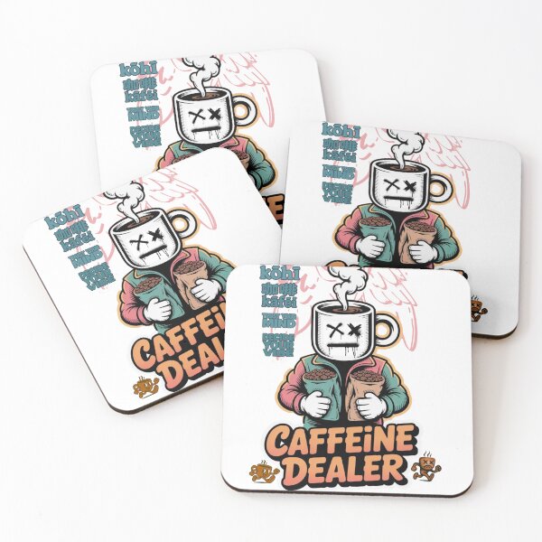 Item preview, CAFFEINE DEALER CLASSIC T-SHIRT  designed and sold by inkfluenceart.