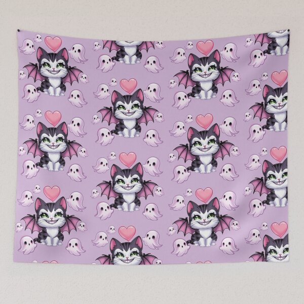 Item preview, Batwing Bat-Cat Cutie Purrfectly Spooky designed and sold by RoliPictures.