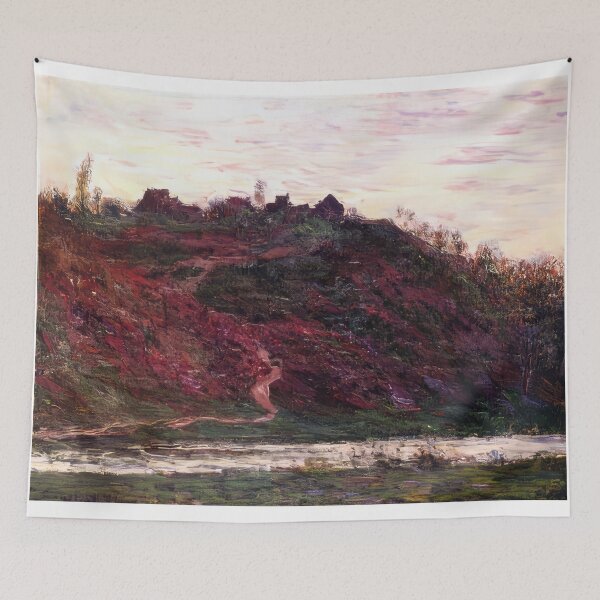 Item preview, The Village of La Coche Blond Evening   1889 by Claude Monet designed and sold by GabyddAlessandr.