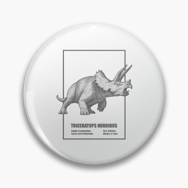 Item preview, Triceratops Horridus – Vintage Dinosaur Illustration designed and sold by SlatoMato.