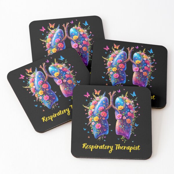 Item preview, Funny Boho Retro  RT Floral Lungs Respiratory Therapy Therapist Pulmonologist       designed and sold by Zayavca.