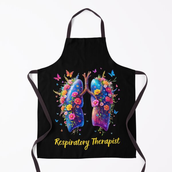 Item preview, Funny Boho Retro RT Floral Lungs Respiratory Therapy Therapist Pulmonologist designed and sold by Zayavca.