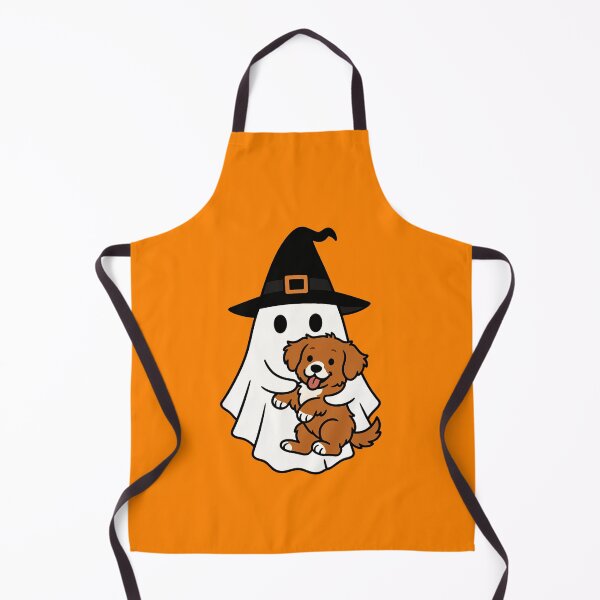 Item preview, Nova Scotia Duck Tolling Toller Dog Halloween Ghost Witch Hat Mom Dad Kids designed and sold by FurryHavenPH.