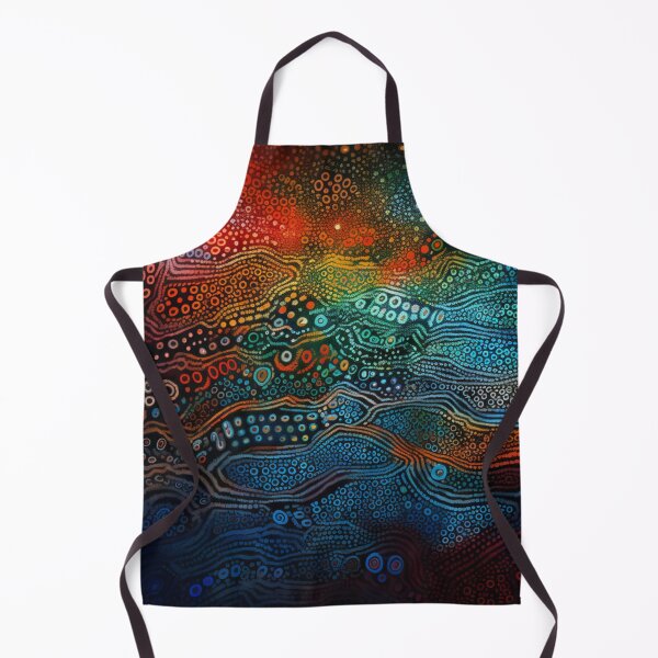 Item preview, Aboriginal Inspired Dot Art - With Waves And Sunset designed and sold by GrinGalore.