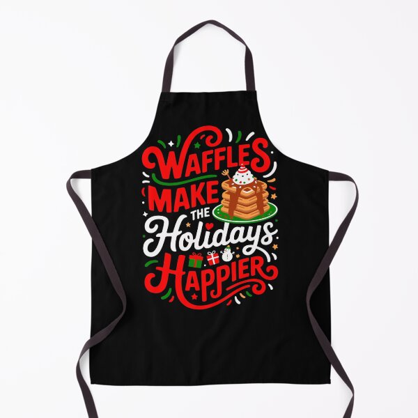 Item preview, Waffles Make the Holidays Happier designed and sold by wrestletoys.