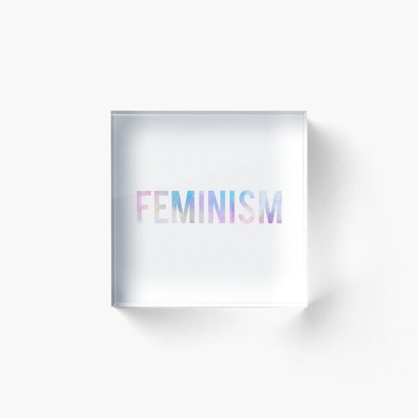 feminism Acrylic Block