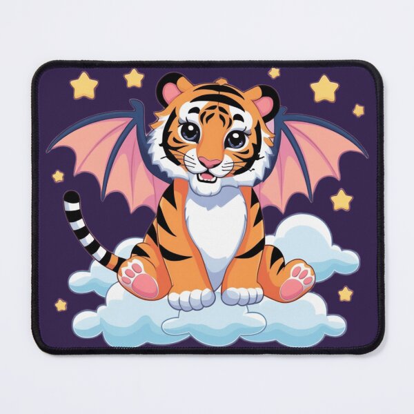 Item preview, Batwing Bat-Tiger Boo Striped and Spooky! designed and sold by RoliPictures.