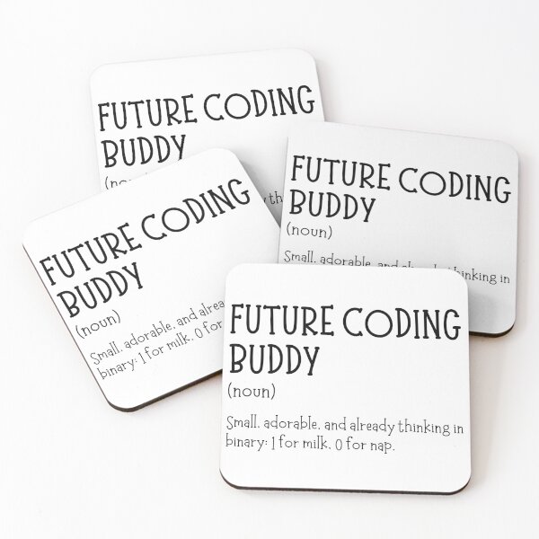 Item preview, Programmer Future Coding Buddy Funny Developer Definition designed and sold by CuteLovelyDesigns.