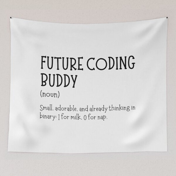 Item preview, Programmer Future Coding Buddy Funny Developer Definition designed and sold by CuteLovelyDesigns.
