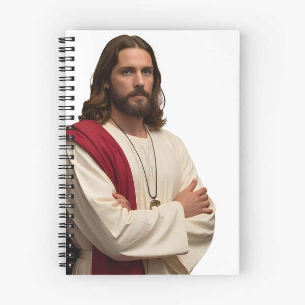 Item preview, A humorous meme-style image of Jesus standing with crossed arms, looking disapproving but lovingly, in the background of someone doing something slightly wrong. designed and sold by Palmate-m.