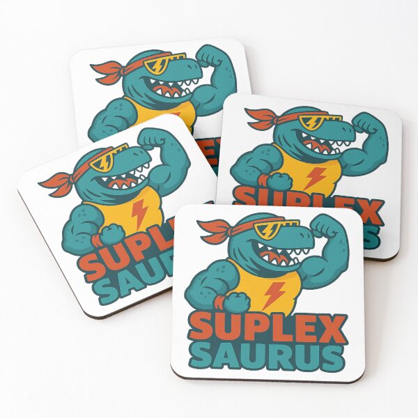 Item preview, Suplex Saurus – Retro Wrestler Dino Power designed and sold by Collins Design.