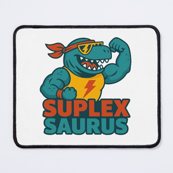 Item preview, Suplex Saurus – Retro Wrestler Dino Power designed and sold by Collins Design.
