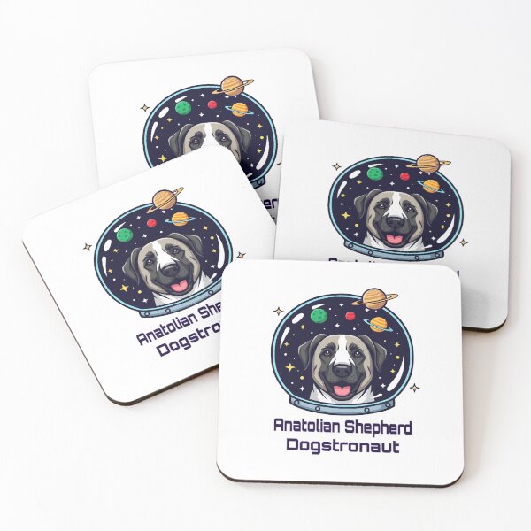 Item preview, Anatolian Shepherd Dogstronaut – Cute Space Dog  designed and sold by The Real Life Symphony.
