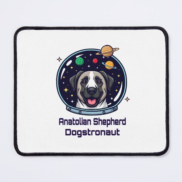 Item preview, Anatolian Shepherd Dogstronaut – Cute Space Dog  designed and sold by The Real Life Symphony.