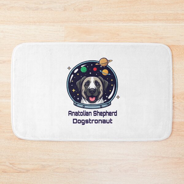 Item preview, Anatolian Shepherd Dogstronaut – Cute Space Dog  designed and sold by The Real Life Symphony.