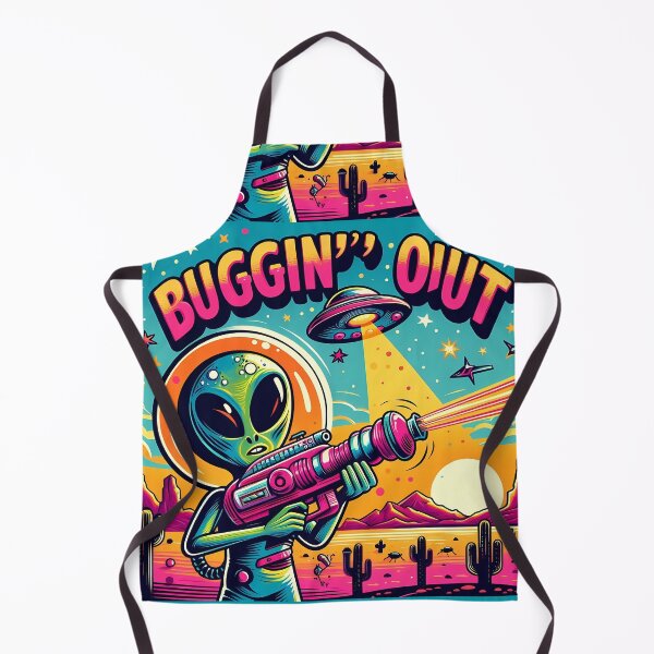 Item preview, Retro Alien Blaster in Desert Attack designed and sold by KMHArts.