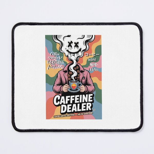 Item preview, CAFFEINE DEALER CLASSIC T-SHIRT designed and sold by inkfluenceart.