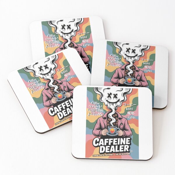 Item preview, CAFFEINE DEALER CLASSIC T-SHIRT  designed and sold by inkfluenceart.