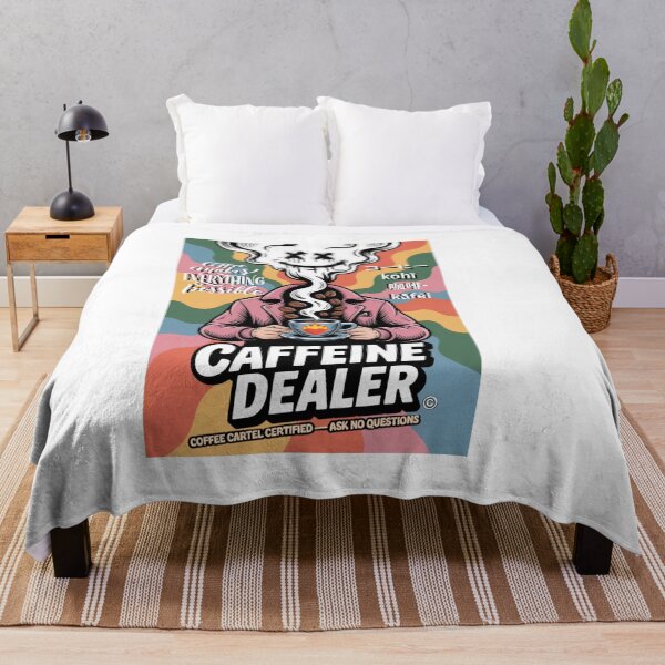 Item preview, CAFFEINE DEALER CLASSIC T-SHIRT  designed and sold by inkfluenceart.