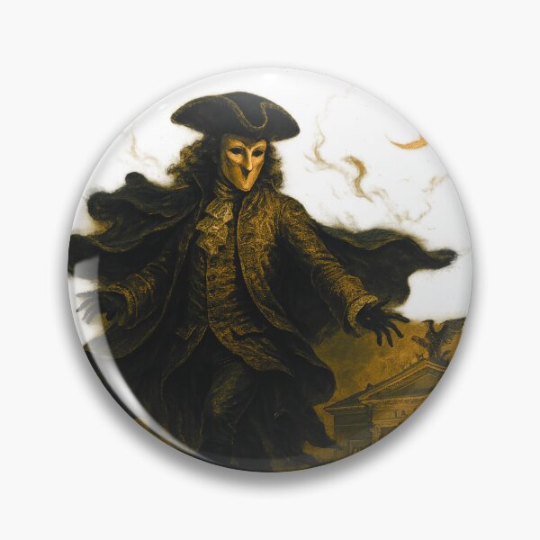 Item preview, Pantalone Venetian Mask with Rialto Bridge Background designed and sold by branaghbel.