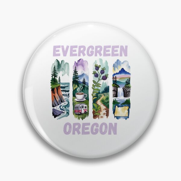 Item preview, Evergreen Oregon – Lush forest & pacific northwest pride designed and sold by CleanDecor.