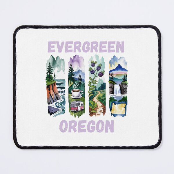 Item preview, Evergreen Oregon – Lush forest & pacific northwest pride designed and sold by CleanDecor.