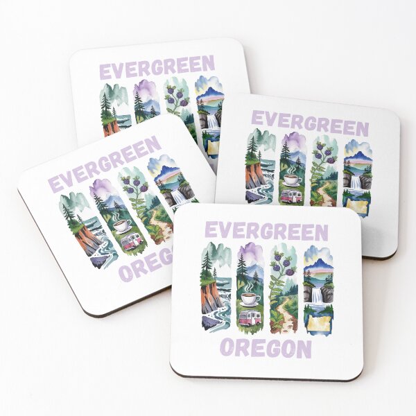 Item preview, Evergreen Oregon – Lush forest & pacific northwest pride designed and sold by CleanDecor.
