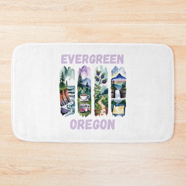 Item preview, Evergreen Oregon – Lush forest & pacific northwest pride designed and sold by CleanDecor.
