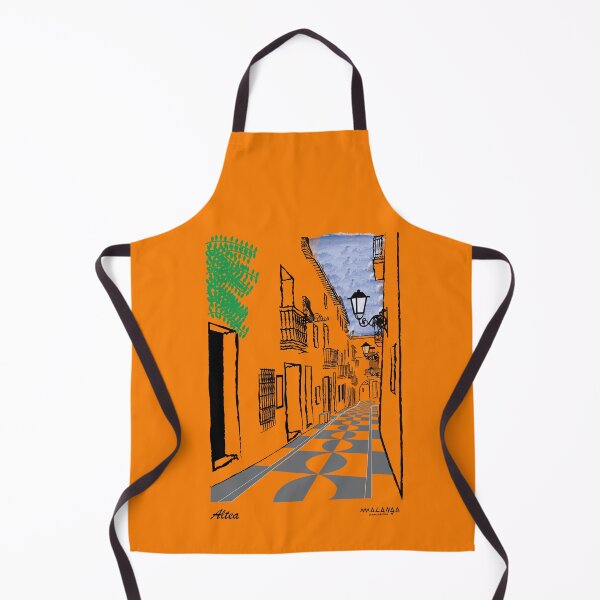 Item preview, T-shirt with the design of the old town of Altea designed and sold by malangacamisetas.
