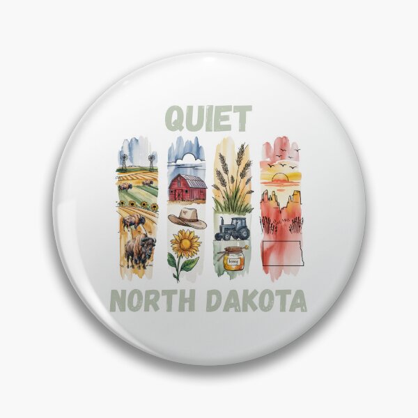 Item preview, Quiet North Dakota – peaceful plains & prairie pride design designed and sold by CleanDecor.