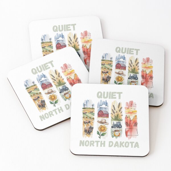 Item preview, Quiet North Dakota – peaceful plains & prairie pride design designed and sold by CleanDecor.