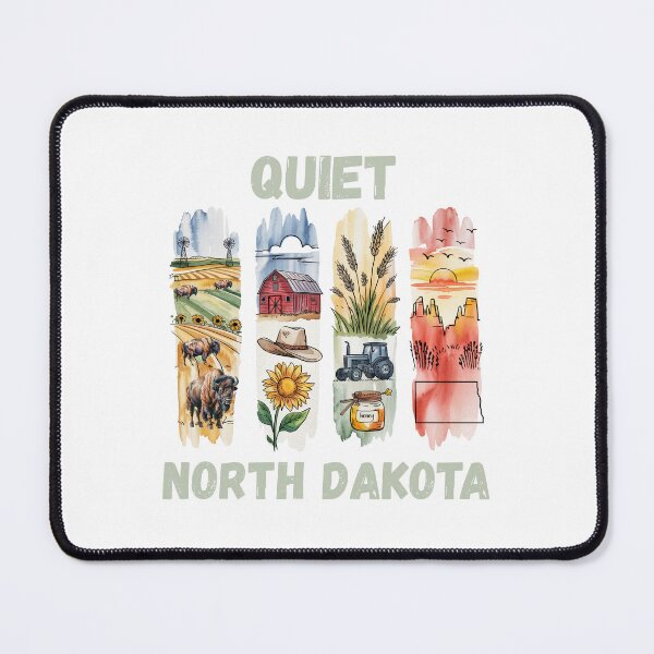 Item preview, Quiet North Dakota – peaceful plains & prairie pride design designed and sold by CleanDecor.