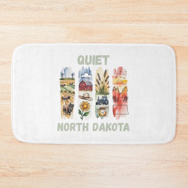 Item preview, Quiet North Dakota – peaceful plains & prairie pride design designed and sold by CleanDecor.