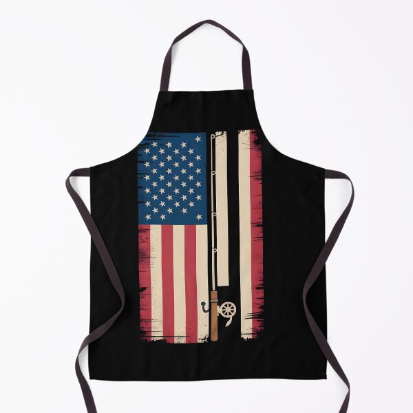 Item preview, American Fishing Crew – Patriotic USA Flag Fishing T‑Shirt designed and sold by Splotchly.