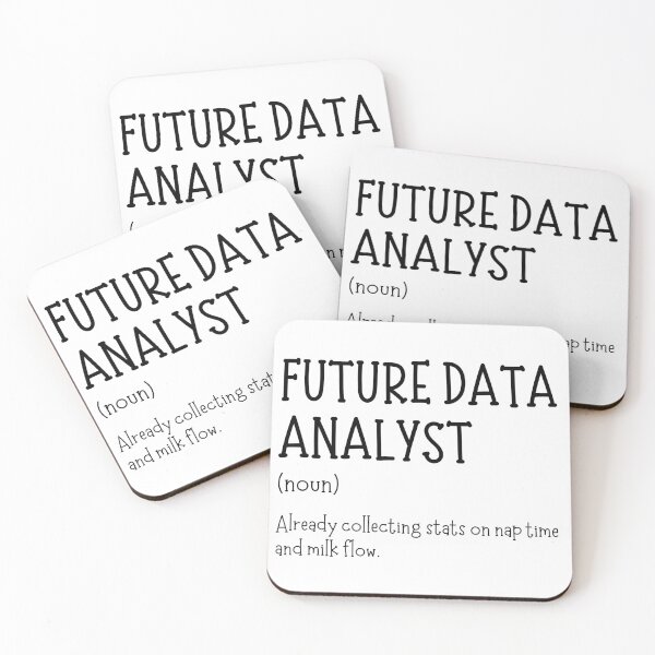 Item preview, Future Data Analyst Funny Data Baby Saying designed and sold by CuteLovelyDesigns.