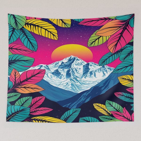 Item preview, Tropical Sunset Mountain Escape designed and sold by MOFAPPAREL.