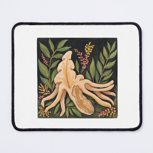 Item preview, An artistic still life featuring delicate animal bones intertwined with lush botanical elements – ferns, poisonous flowers, moss, and vines. designed and sold by Palmate-m.