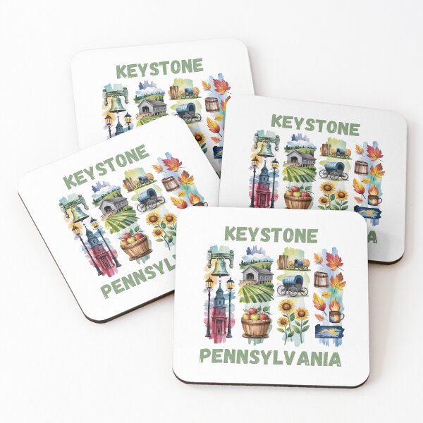 Item preview, Keystone Pennsylvania – classic heritage & state pride design designed and sold by CleanDecor.