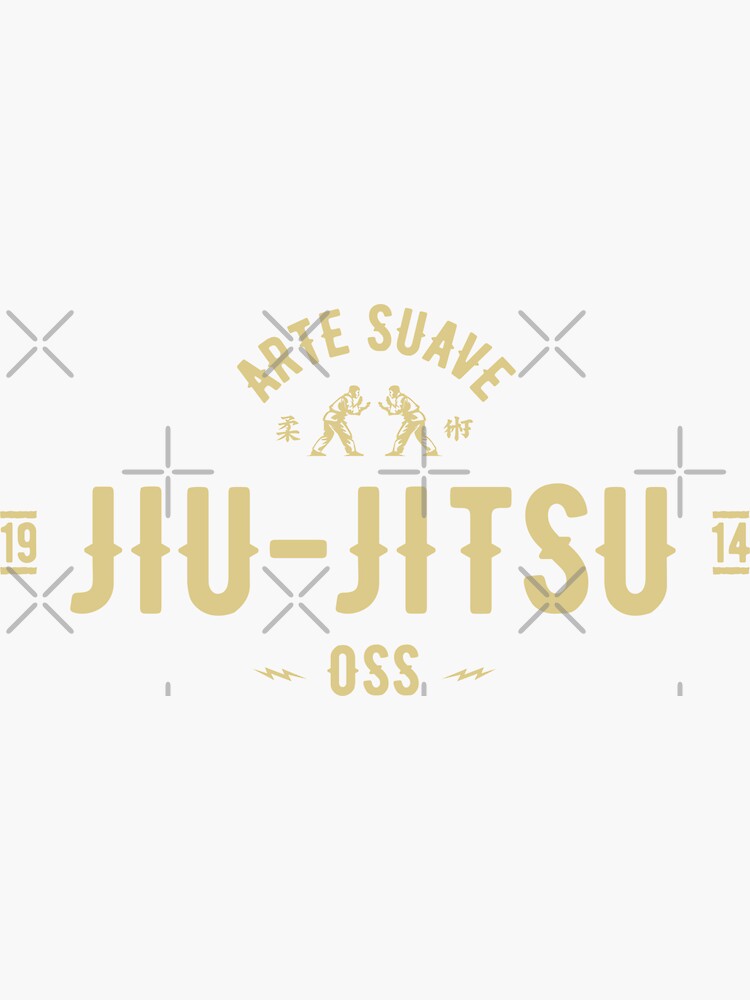 Brazilian Jiu Jitsu shirt Arte Suave Oss BJJ t shirts | Poster