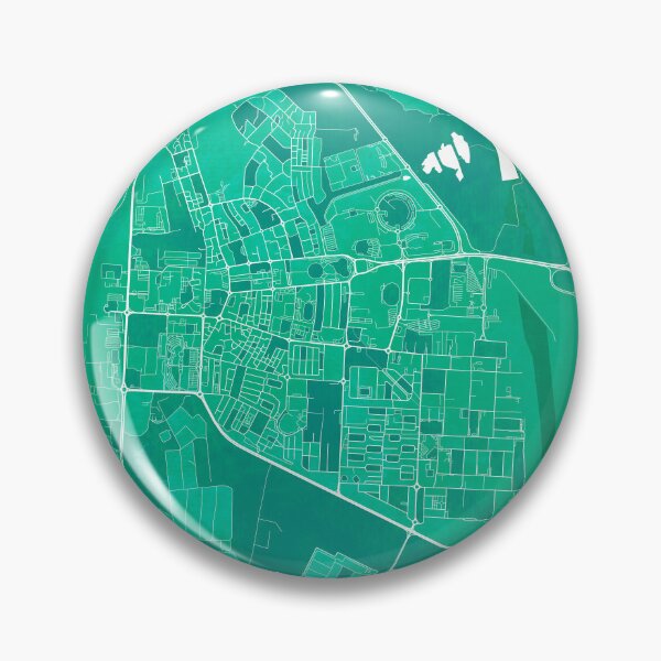 Item preview, Al Ahmadi City Map of Kuwait - Watercolor designed and sold by deMAP.