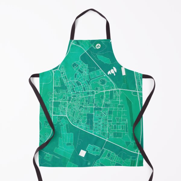 Item preview, Al Ahmadi City Map of Kuwait - Watercolor designed and sold by deMAP.