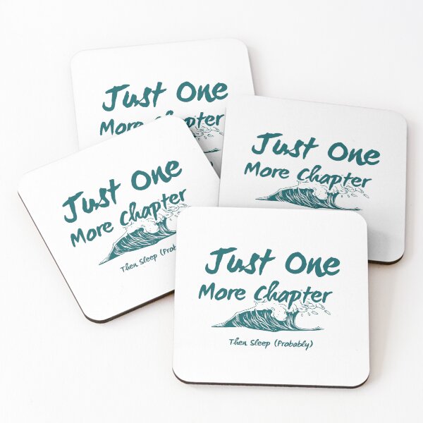Item preview, Just One More Chapter Then Sleep – Funny Book Lover Quote Design designed and sold by PupeCreativeArt .
