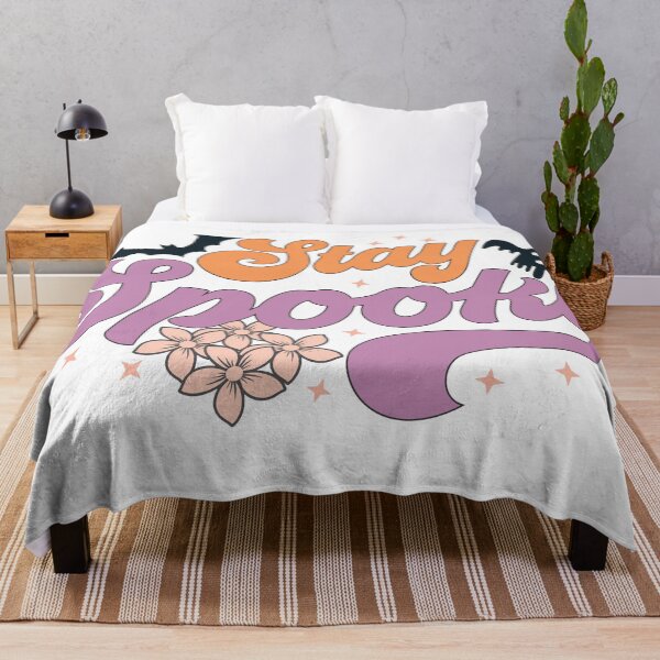 Item preview, Retro Stay Spooky – Cute Vintage Halloween Ghost designed and sold by artcultreone.