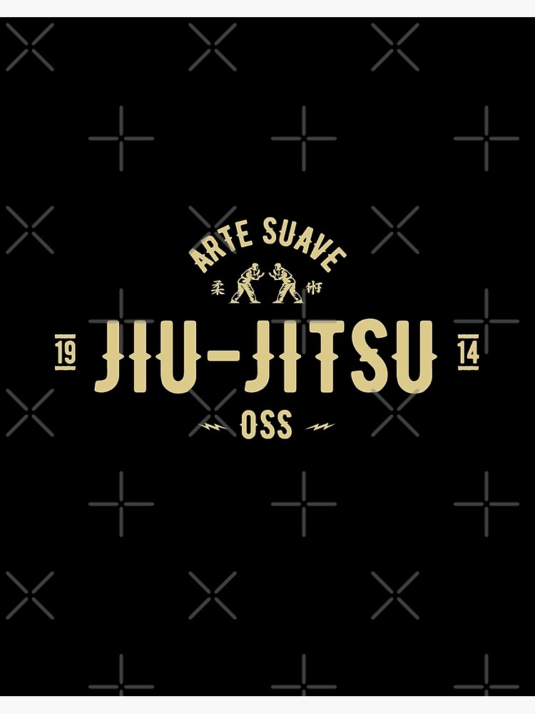 Brazilian Jiu Jitsu shirt Arte Suave Oss BJJ t shirts | Art Board Print