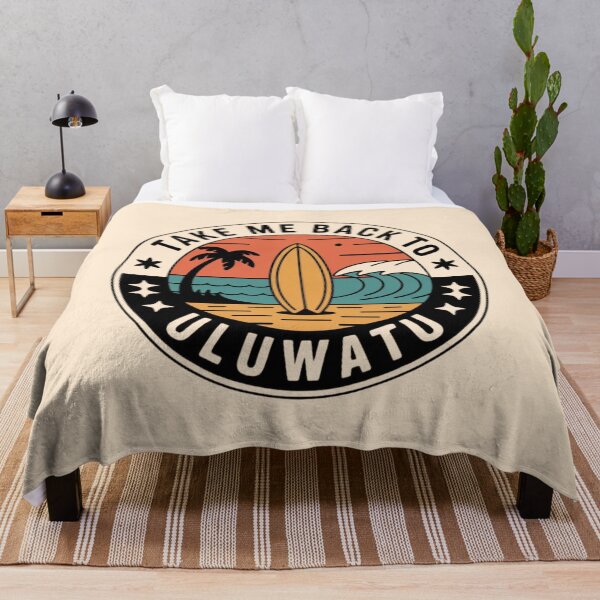 Item preview, Take Me Back to Uluwatu – Vintage Surf Travel Badge designed and sold by Timeless Design.