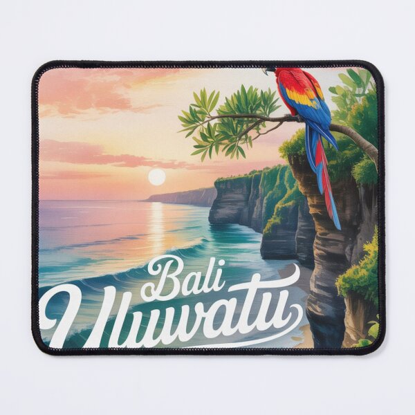 Item preview, Bali Uluwatu Cliffside Sunset – Tropical Scenic Sticker designed and sold by Timeless Design.