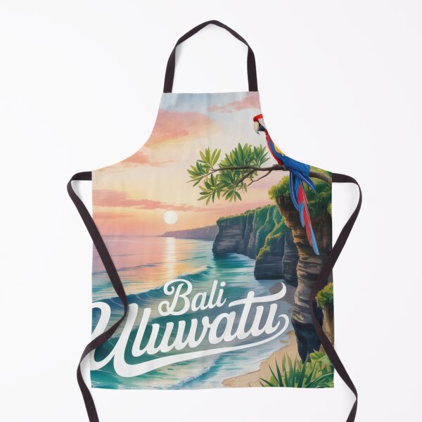 Item preview, Bali Uluwatu Cliffside Sunset – Tropical Scenic Sticker designed and sold by Timeless Design.